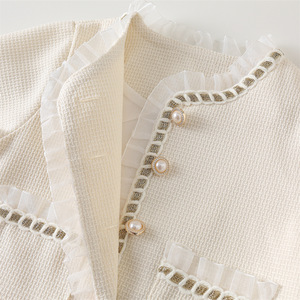 <span class=keywords><strong>Elegante</strong></span> <span class=keywords><strong>Completo</strong></span> Primaverile e Autunnale per Ragazze in Stile Coreano: Giacca a Maniche Lunghe e Gonna Plissettata - Product Image 3