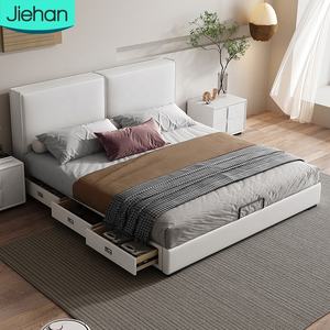 Lits superposés en bois <span class=keywords><strong>avec</strong></span> boîte de rangement pour adulte <span class=keywords><strong>Lit</strong></span> double simple <span class=keywords><strong>180x200</strong></span> <span class=keywords><strong>Lit</strong></span> superposé moderne simple simple simple <span class=keywords><strong>avec</strong></span> boîte de rangement - Product Image 1