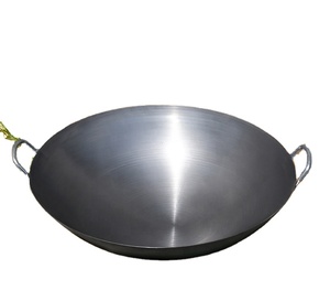Wok grande para <span class=keywords><strong>restaurante</strong></span> y escuela, comercial, 32cm/24cm/36cm/38cm, 100cm, SS 201 - Product Image 2