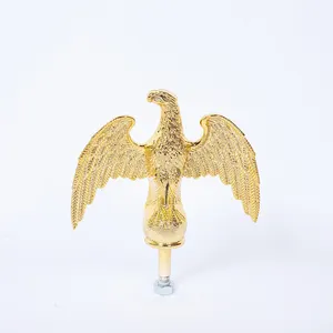 Bestseller Fahnenmast Indoor Fahnenmast Kit Dekorative Eagle Top Kunststoff Gold Eagle Top