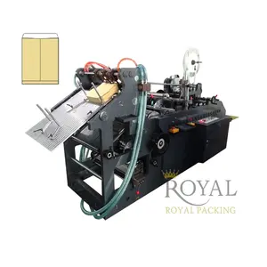 Machine de fabrication d'enveloppes de grande taille pour enveloppes de poche entièrement automatique avec machine à peler et sceller