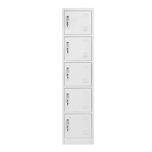 <span class=keywords><strong>Casier</strong></span> en acier à 5 portes, <span class=keywords><strong>colonne</strong></span> unique, verrouillable, de haute qualité, pour vestiaire de salle de sport, école, bureau, personnel, dortoir - Product Image 1