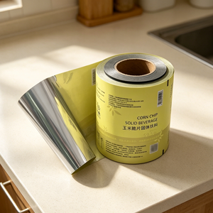Rouleaux de <span class=keywords><strong>film</strong></span> en aluminium de qualité alimentaire YSH à prix d'usine pour l'emballage des céréales soufflées, films laminés pour couvercles de machines d'emballage - Product Image 5