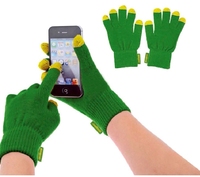 KIMTEX Gants d'hiver magiques en acrylique de couleur unie avec écran tactile pour adultes et enfants, vente en gros
