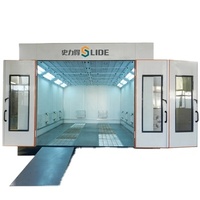 Cabine de peinture automobile à bonne étanchéité, installation facile pour usage en atelier, fourniture directe d'usine pour entreprises de cabines de peinture