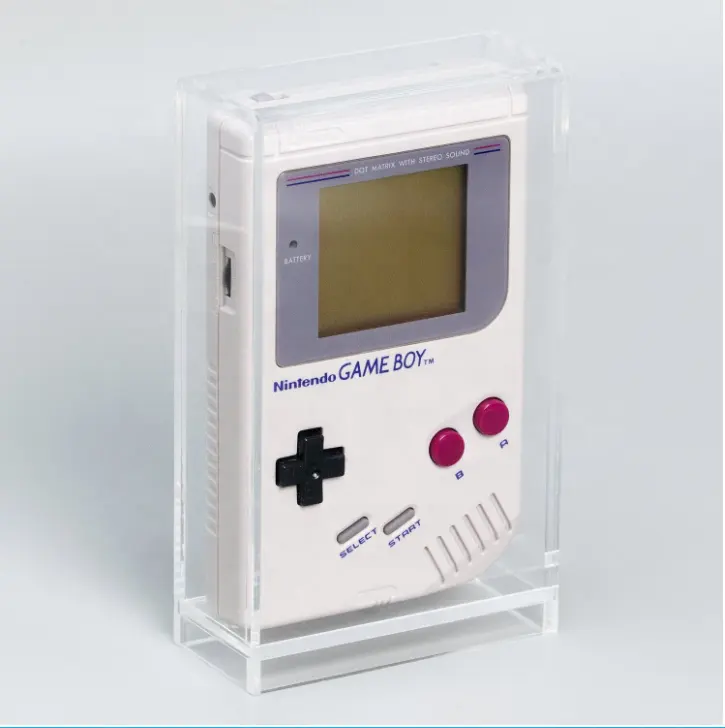 Temiz oyun Boy konsolu orijinal peşin renk Pokemon Tcg güçlendirici kutusu akrilik ekran