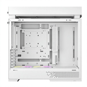 Boîtier PC Gamer DeepCool CL660-WH Blanc Mid-Tower ATX Double Chambre Refroidissement Liquide 360mm Verre Trempé - Product Image 4