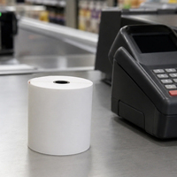 Rouleau de papier thermique sans BPA 80 mm 57 mm pour impression de reçus de point de vente, papier thermique en gros, rouleau de papier pour imprimante thermique