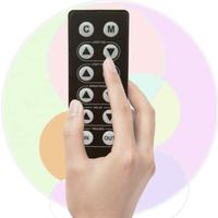 Télécommande IR RF ultra-mince à 12 touches avec pile bouton CR2025, télécommande IR mince, prise en charge de la personnalisation