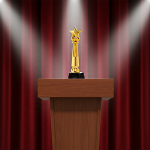 Trofeo <span class=keywords><strong>de</strong></span> resina nuevo círculo deslumbrante <span class=keywords><strong>de</strong></span> Honor premio título honorario trofeo recuerdo - Product Image 6