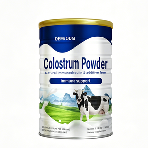 Colostrum bovin premium <span class=keywords><strong>en</strong></span> <span class=keywords><strong>poudre</strong></span> – Santé intestinale, soutien immunitaire, récupération musculaire – Bovin nourri à l'herbe, première tétée – Supplément pour adultes – Marque privée - Product Image 3
