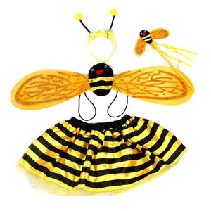 Enfants Filles Dames Animal Tutu Déguisement Abeille Costume Ensemble Comprend Costume et Pantalon - Product Image 1