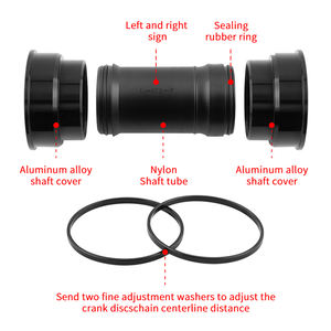 MUQZI Soporte inferior de bicicleta de carretera de montaña 90-92mm Cojinete de acero Ajuste de prensa Soporte inferior Shell - Product Image 4