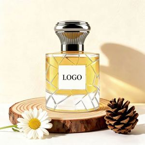 High Quality Cylinder Transparent OEM Glass 50ml 100ml Perfume Bottle with <b>Pump</b> Sprayer Screen Printing Custom Logo - Product Image 2