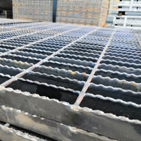Grille en acier galvanisé à chaud dentelée avec surface antidérapante