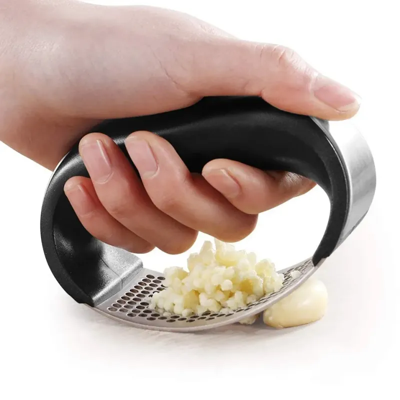 Garlic Press Rocker Stainless Steel Mincer Garlic Vegetables Fruits Crusher New Innovative Garlic Chopper Kitchen Accessories