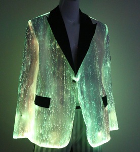 Ropa luminosa <span class=keywords><strong>para</strong></span> hombre, traje de boda y fiesta nocturna, led, 7 colores, talla libre, formal - Product Image 2