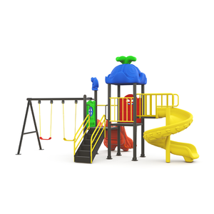 Grand équipement d'<span class=keywords><strong>amusement</strong></span> extérieur pour la combinaison de balançoire et de toboggan de jeu de maternelle pour les parcs - Product Image 2