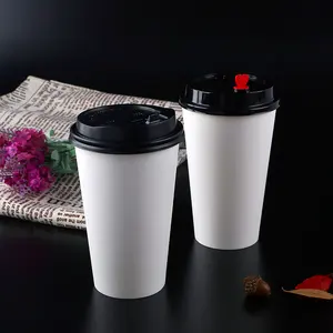 공장 가격 일회용 PLA 단일 벽 종이 컵 사용자 정의 인쇄 종이 컵 친환경 뜨거운 커피 컵