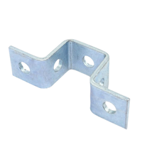 Support d'angle industriel en acier inoxydable poli, pince en U pour suspension au plafond, fixation sur tige filetée pour treillis métallique de centre de données