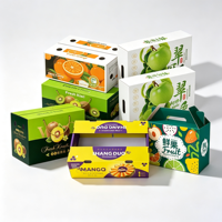 Biologisch afbreekbare, recyclebare exportkwaliteit bananendoos met aangepaste logo-druk, kartonnen doos voor bananen