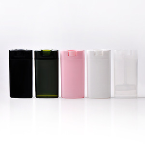 15g Transparent Blanc Noir <span class=keywords><strong>Deo</strong></span> Stick Ovale Plat Rouge À Lèvres Baume À Lèvres Tube rose Violet Cosmétique Crème Solaire Déodorant Tube - Product Image 4