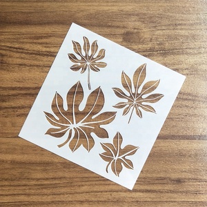 Khuôn Tô Hình Lá Tùy Chỉnh Để Trang Trí Nội Thất Bộ Khuôn Tô Vẽ Tranh Cắt Bằng Laser - Product Image 5