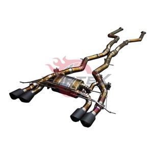 Sistema de Escape Catback Vortex Performance de Titanio para BMW G87 M2 S58 2023-2025 con Sistema Valvetronic y Puntas Cuádruples en Negro Mate - Product Image 2