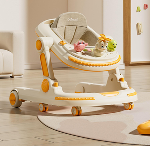 הליכון לתינוק לקטנטנים-עוזר הליכה רב תכליתי עם עיצוב אנטי-טיפ, מתאים ל 6-18 חודשים - Product Image 1