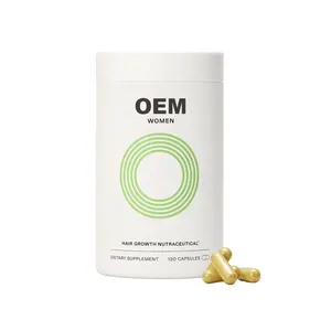 Supplément de croissance des cheveux pour femmes Capsules de cheveux cliniquement éprouvées pour des cheveux plus épais et plus forts Vitamines multiples complexes