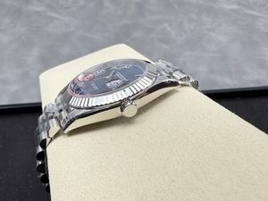 Reloj Mecánico de Lujo de la Mejor Calidad, 41 mm, VS Factory V2, Acero 904L, Movimiento ETA 3235, Reloj de Buceo 126334, Reloj de Lujo Azul Romano - Product Image 4