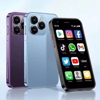 XS16 Teléfono Móvil Pequeño de 3 Pulgadas, Android 10, Batería Grande de 2000 mAh, 4G LTE, 3 GB + 64 GB, Mini Teléfono Inteligente, Teléfono Celular Android