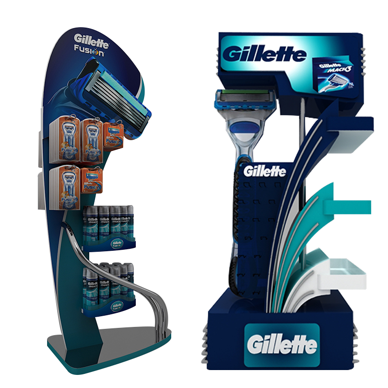 Apache Supermarket Customized Personal Care Display Stand Razor Display Rack — view 1
