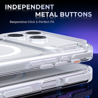 Étui transparent AUREXIONICS pour iPhone 18 Pro avec attraction magnétique