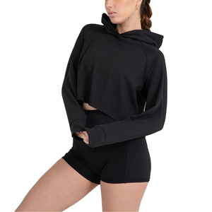 Sudadera con capucha de punto estampada JAC22 8176, antipilling, colección primavera-verano, para mujer, holgada, de manga larga, con cremallera. - Product Image 1