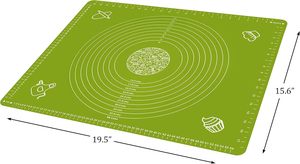 Food Grade Non-Stick Reusable Silicone Pastry <b>Mat</b> Dough <b>Rolling</b> and Baking <b>Mat</b> with Measurement Baking & Pastry Tools - Product Image 5