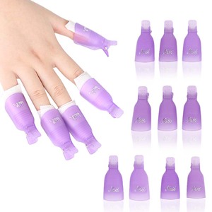 10 Uds A Bag Soak Off Gel quitaesmalte de <span class=keywords><strong>uñas</strong></span> Clips Kit de plástico reutilizable dedo y dedo del pie Clips de <span class=keywords><strong>uñas</strong></span> <span class=keywords><strong>para</strong></span> quitar <span class=keywords><strong>Uñas</strong></span> acrílicas - Product Image 2