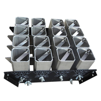 2 pouces 15 16 18 20 21 24 25 31 32 coups de feu d'artifice en aluminium Supports de mortier pour exposition pyrotechnique