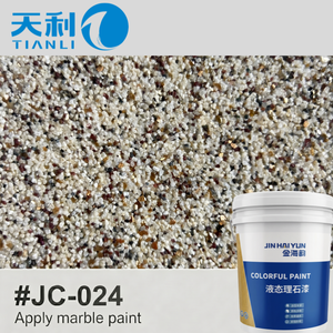 Exterior Wall Stone Texture Coating Waterproof Liquid Granite Marble Finish House Custom Color Spray Applied Paint