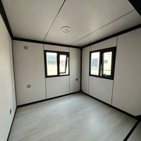 Maison conteneur extensible directement de l'usine 20ft/40ft, pliable, préfabriquée, portable, modulaire, villa, hôtel de villégiature, hébergement temporaire