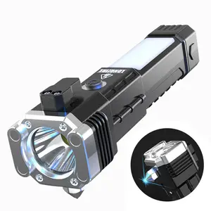 2024 New Product Magnetic Handheld Rechargeable Double Lamp LED COB Flashlight Work Light For Car Repairing