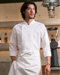 Uniforme <span class=keywords><strong>de</strong></span> travail <span class=keywords><strong>de</strong></span> chef à manches longues et courtes pour hommes, uniforme <span class=keywords><strong>de</strong></span> chef <span class=keywords><strong>de</strong></span> <span class=keywords><strong>cuisine</strong></span> pour hôtel <span class=keywords><strong>de</strong></span> restauration, uniforme <span class=keywords><strong>de</strong></span> chef <span class=keywords><strong>de</strong></span> <span class=keywords><strong>cuisine</strong></span> <span class=keywords><strong>de</strong></span> boulangerie et <span class=keywords><strong>de</strong></span> gâteau, bon marché - Product Image 4