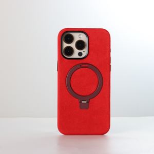 Étui de téléphone en cuir anti-chaleur de luxe magnétique de haute qualité pour <span class=keywords><strong>iPhone</strong></span> <span class=keywords><strong>14</strong></span> 15 13 16 <span class=keywords><strong>pro</strong></span> max avec support - Product Image 3