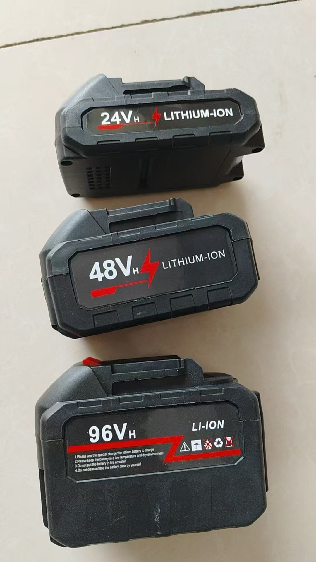 Negro 24v 5 baterías