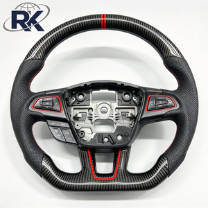 Volant en fibre de carbone avec marqueur rouge pour <span class=keywords><strong>Ford</strong></span> <span class=keywords><strong>Focus</strong></span> MK4 ST <span class=keywords><strong>RS</strong></span> 2019-2024, <span class=keywords><strong>prix</strong></span> de gros, directement de l'usine - Product Image 4