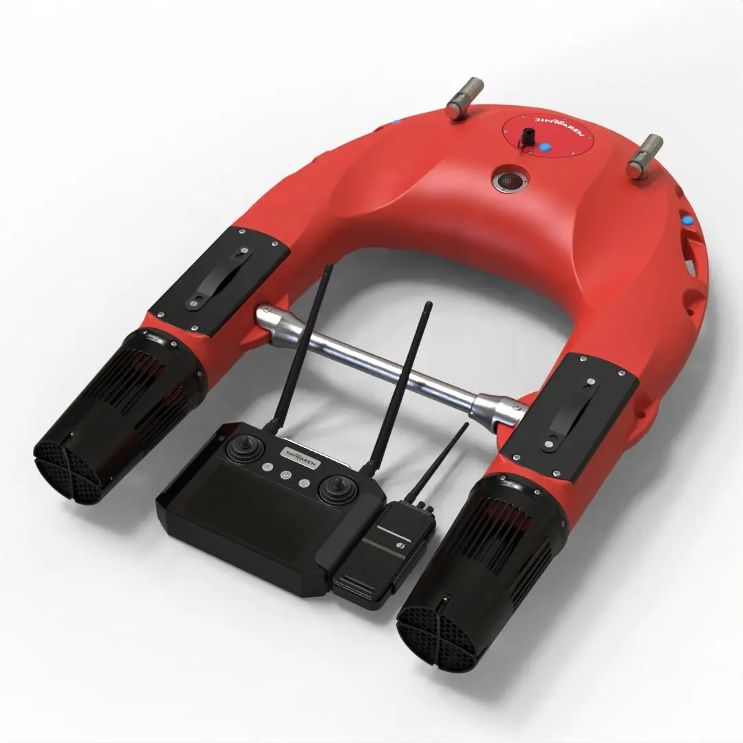 تصميم جديد من الروبوت الناجي للشاطئ يعمل بالتحكم اللاسلكي عن بعد بقوة 2000lm مع منبه ليلي قوي وضوء Lifebuoy الروبوت الكهربائي للسباحة
