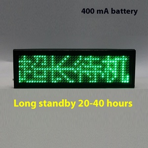 LED hiển thị huy hiệu thẻ Màn hình phát sáng sạc từ lăn cho tấm giấy phép lái xe say rượu - Product Image 1