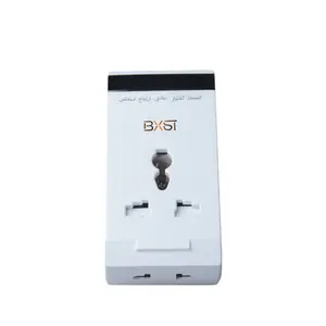 BX-V152 UK Plug Child Safety 2-way Plug Socket,Adjustable Delay Time Home automatic voltage switch