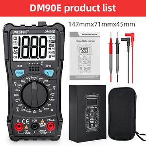 Mestek DM90E مقياس متعدد رقمي احترافي أمبير أوم فولتميتر متعدد أجهزة قياس متعددة ذكي متعدد المترو - Product Image 6