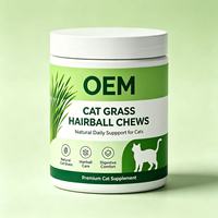 Friandises à mâcher naturelles pour chats OEM en gros : Soulagement des boules de poils et supplément nutritionnel quotidien pour chats adultes